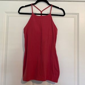 Lulu lemon pink workout fitted tank